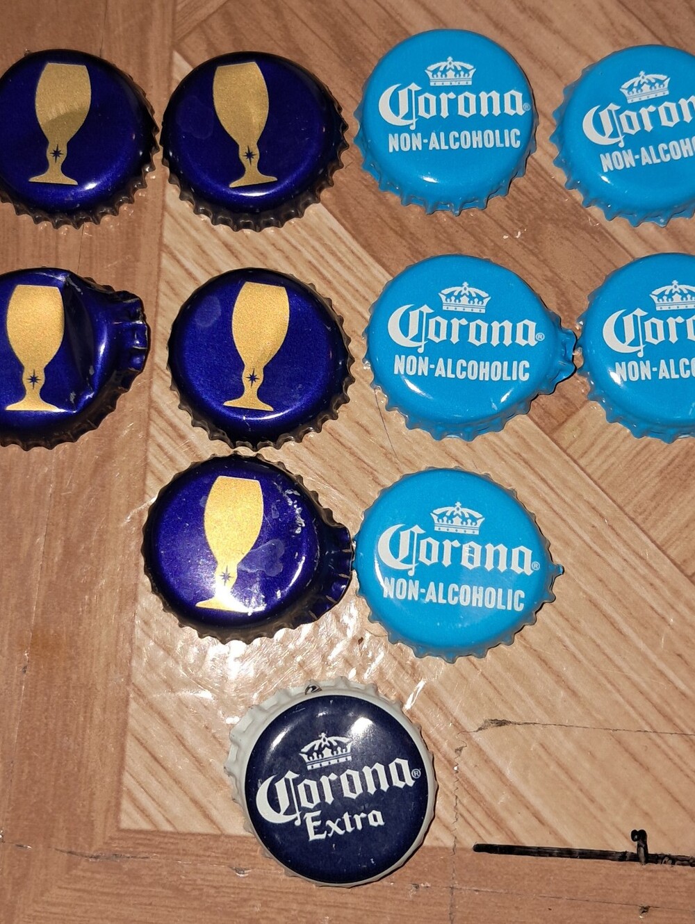 FREE with PURCHASE - BOTTLE CAPS; BEER BOTTLE CAPS